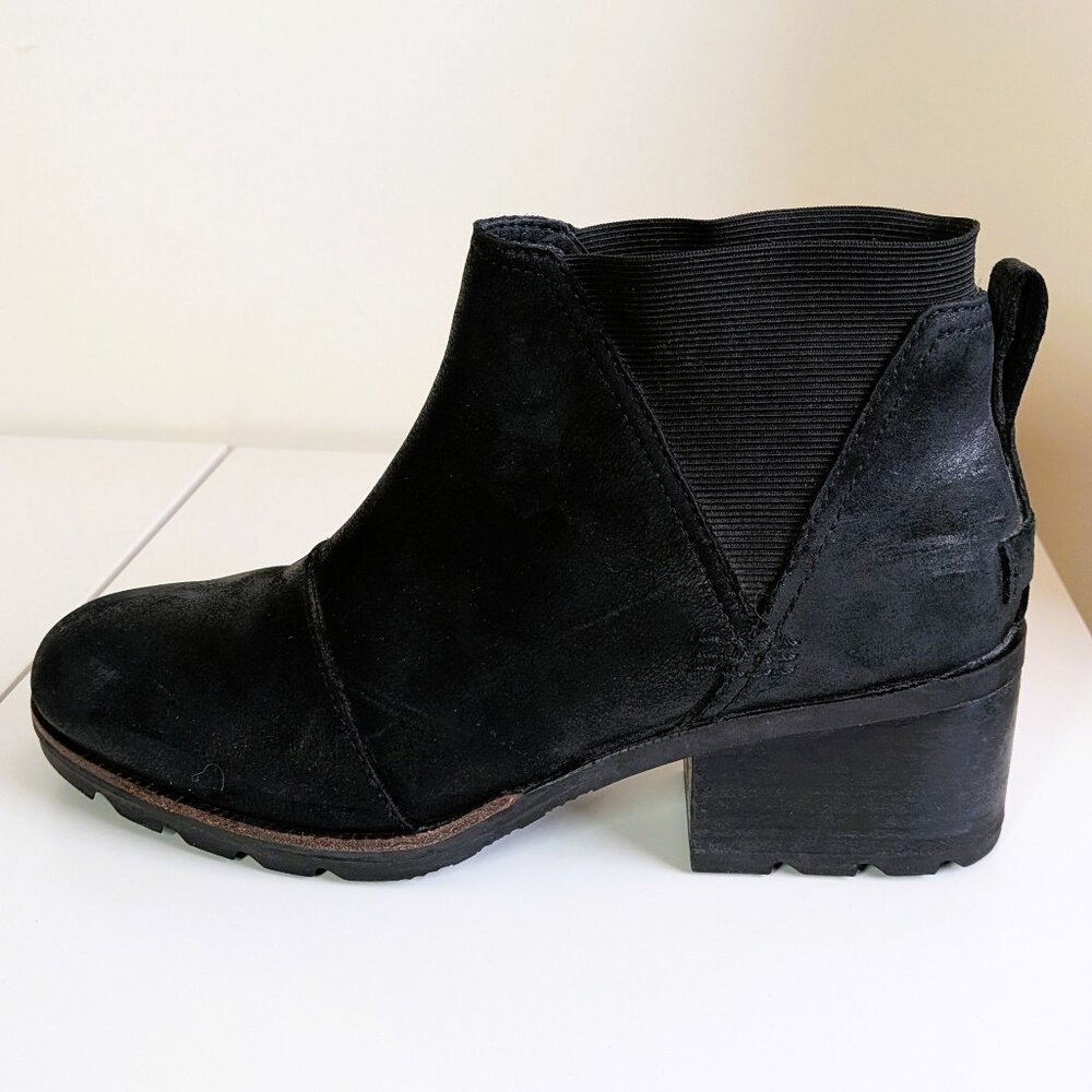Sorel Women's Waterproof Boots - Black Leather, Size 9